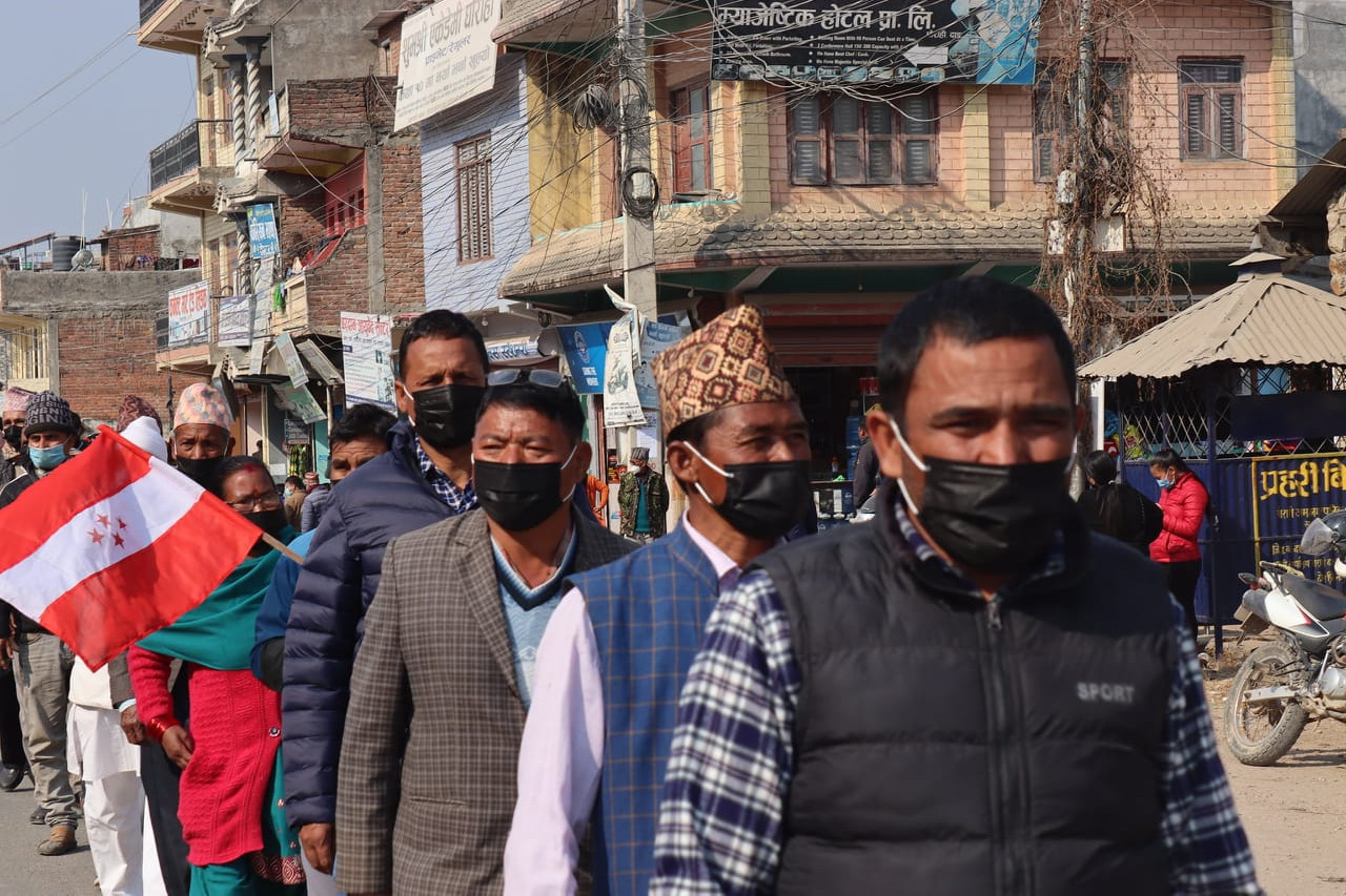 नेपाली कांग्रेसद्वारा दाङमा बिरोध